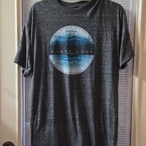 Cades Cove Great Smoky Mountains Charcoal Graphic Tee